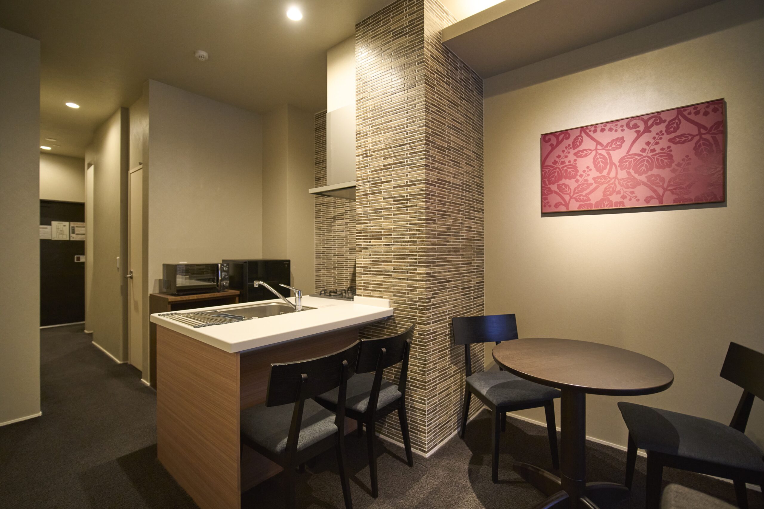 キッチン付きツインルーム